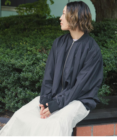 High Density Twill ドルマンスリーブブルゾン