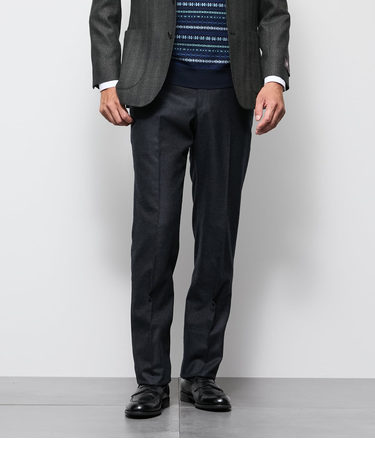 【ストレッチ】フランネル ノータックスラックス