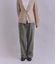 【ウォッシャブル】Nep Tweed ベルトベイカーパンツ