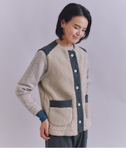 Eco Fur 切り替えボアベスト