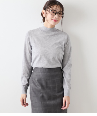 【手洗い可能】キャッシュウール ボトルネックプルオーバー