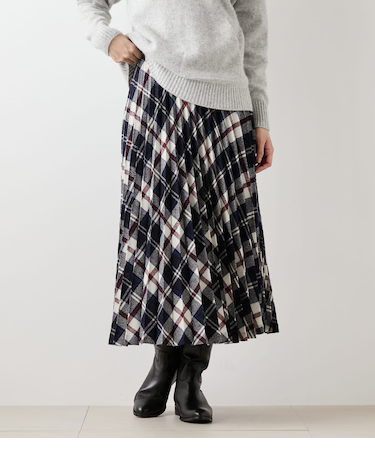 エターミンニューヨーカータータン プリーツスカート