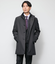 WOOLIAN PLAIN レイヤードスタンドカラーコート