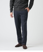 【ウォッシャブル】ソフトサーモ ニットカルゼ ウエストアジャストパンツ