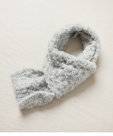 ループヤーンミニマフラー