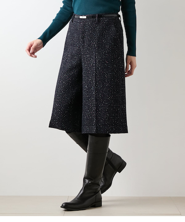 ネオンカラーミックスツィード ハーフパンツ