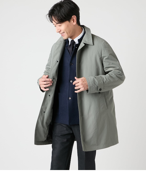 撥水】ザックナイロン ステンカラーコート｜ニューヨーカーの通販