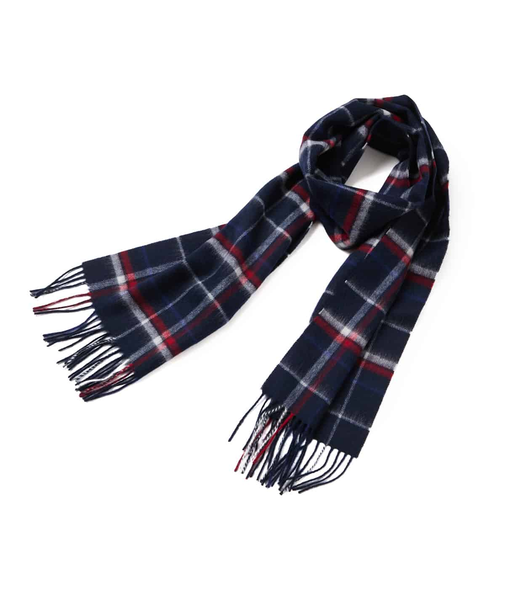 ウール チェック マフラー