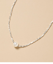 1粒パールネックレス