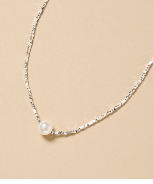 1粒パールネックレス