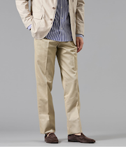 コットンチノ ワンタックパンツ