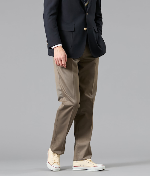 コットンチノ ワンタックパンツ