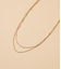 2連チェーンネックレス