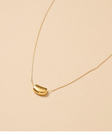 ビーンズモチーフネックレス