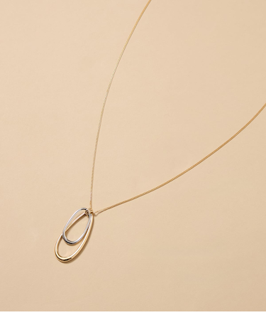 楕円モチーフペンダント