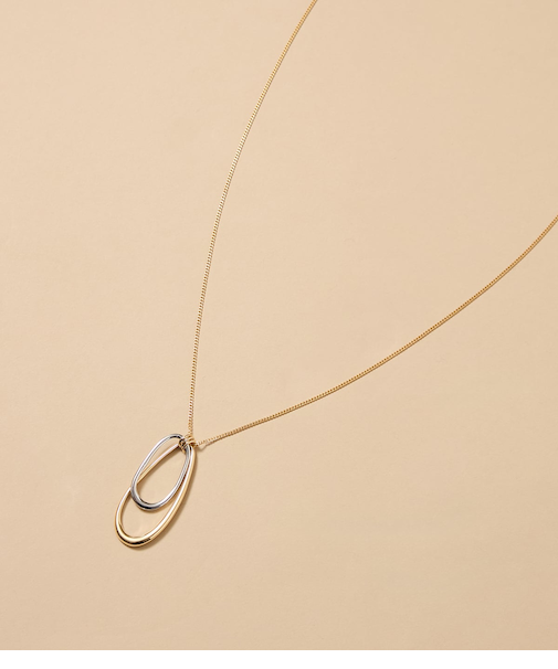 楕円モチーフペンダント