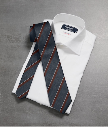 ピンチェック×ストライプ ネクタイ