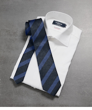 インディゴカラー ストライプ ネクタイ