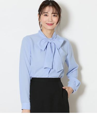 フェアリービエラ スタンドタック2WAYボウタイブラウス