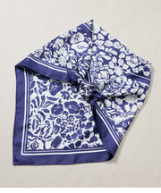 バイカラーフラワースカーフ