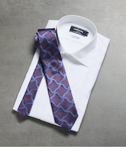 Mantero ヘリンボーンモチーフチェック ネクタイ