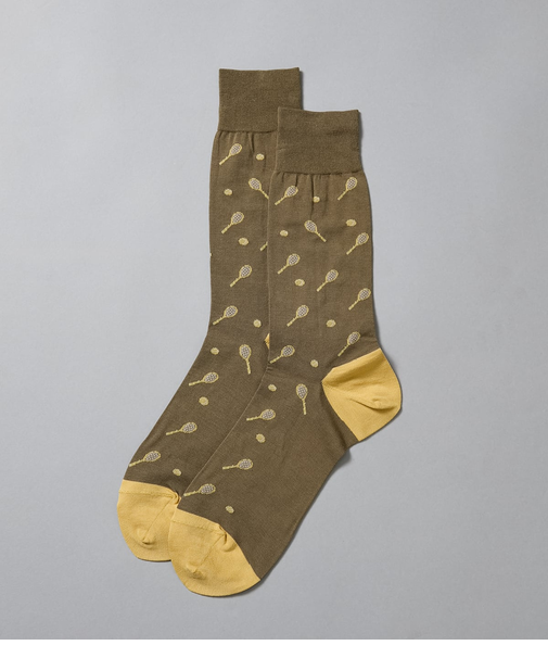 ラケットモチーフ カジュアルソックス