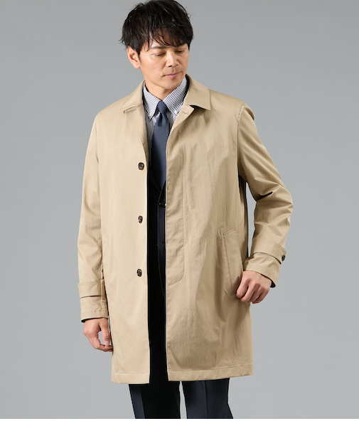 【撥水・花粉対策・UVカット】オーセンティック ライトステンカラーコート