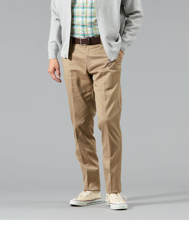 【ストレッチ・吸水速乾・接触冷感】COOLMOTION ツイル ウエストアジャストパンツ