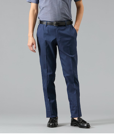 【ストレッチ・吸水速乾・接触冷感】COOLMOTION ツイル ウエストアジャストパンツ