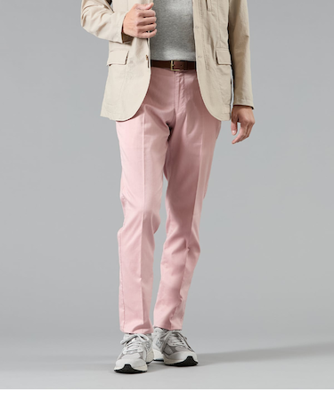 【ストレッチ・吸水速乾・接触冷感】COOLMOTION ツイル ウエストアジャストパンツ