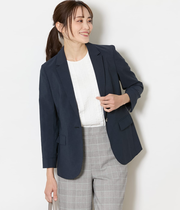 【吸水速乾・接触冷感・防しわ・ウォッシャブル】ドライクロス 1釦テーラードジャケット