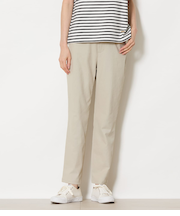 【接触冷感・吸水速乾・UVカット】シェルタリングオックス クロップドテーパードパンツ