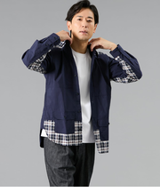 ニューヨーカータータン クレイジーパターン  長袖 オーバーサイズシャツ