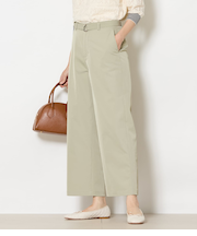 タスランストレッチ ベルト付きチノパンツ