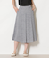 グリットプリント タックスカート