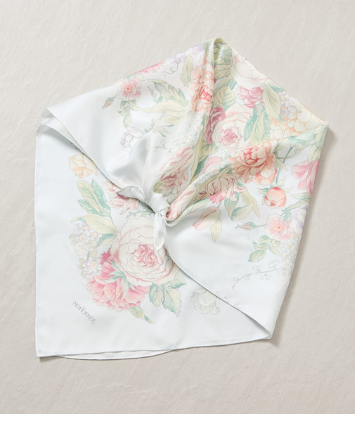 フラワーブーケスカーフ