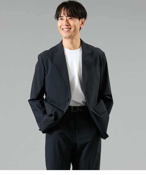 【ストレッチ】Light Weight Nylon モジュラージャケット(セットアップ対応)