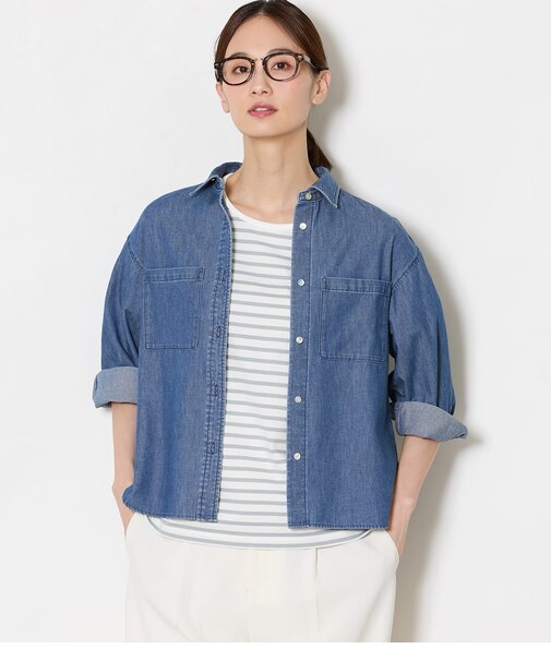 ライトオンスデニムシャツ