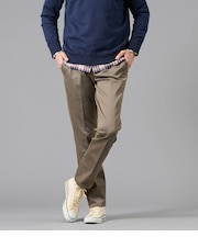 コットンチノ ノータックスリムパンツ