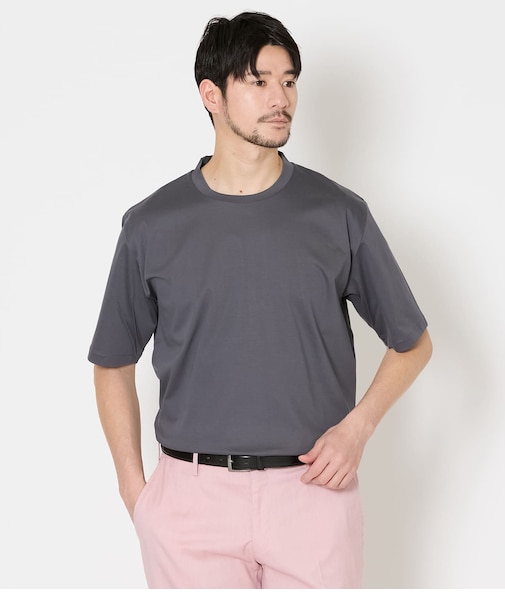 NY CARE FREE カラー 半袖 ドレスTシャツ