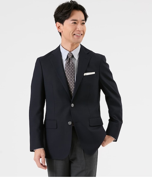 【防シワ・ストレッチ】TRAVEL COMFORT ハイツイストホップサック ブレザー