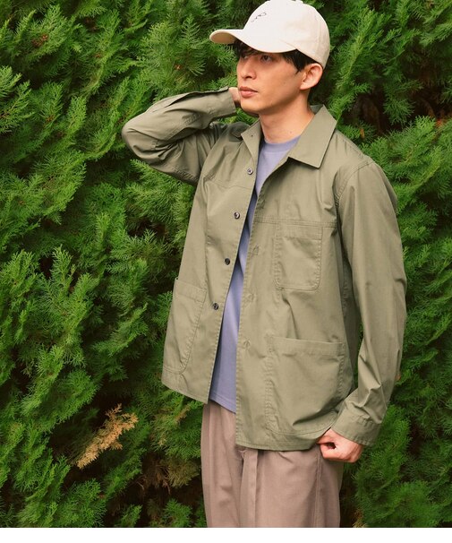 【羽織り・着回し・ロングシーズン対応】ユーティリティシャツ