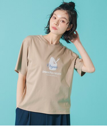 【滑らかな肌触り・着回し】GELATO グラフィックTシャツ
