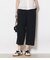 ワイドクロップドパンツ レディース 手洗い可能