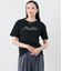 半袖クルーネックロゴTシャツ レディース コットン