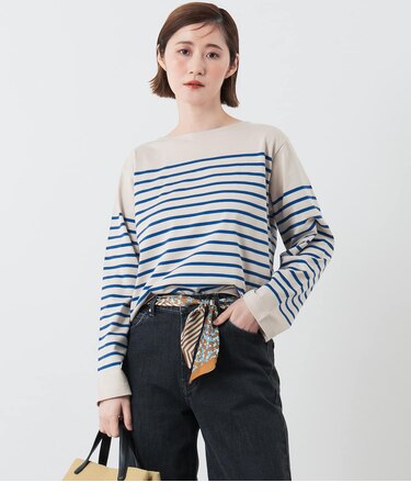 パネルボーダー バスクTシャツ