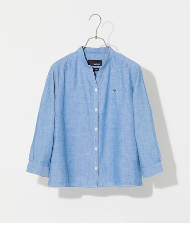 【鹿島アントラーズ オフィシャルウェア】ダンガリー スキッパー7分袖シャツ