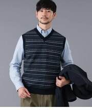 フェアアイル プルオーバーニットベスト