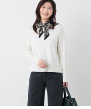 【手洗い可能】ウォッシャブルウール モックネックニット