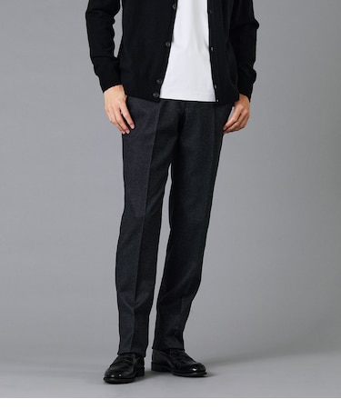 【ストレッチ】SMART MERINO フラノ スラックス